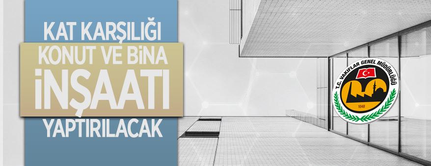 Konut inşası yapılacak