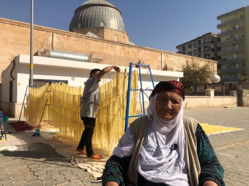 Kızıltepe’de kadınların şehriye mesaisi