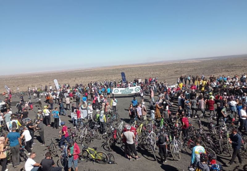 Derikli Kadınlar Bisiklet Turuna Katıldılar