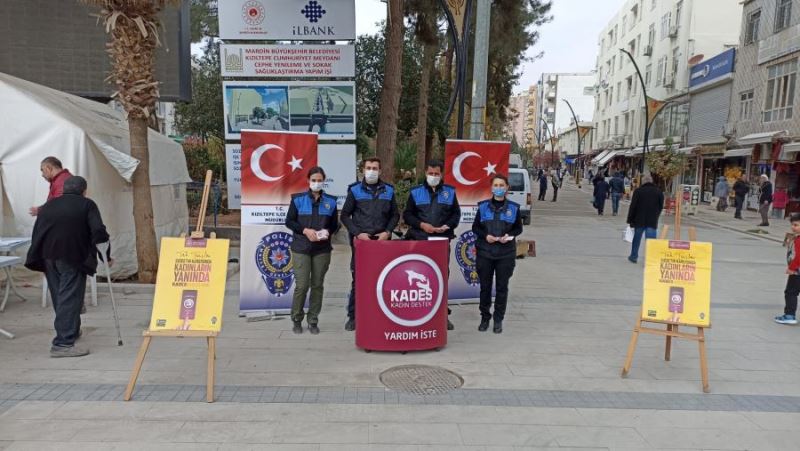Kızıltepe’de ‘KADES’ Uygulamasının Tanıtımı Yapıldı