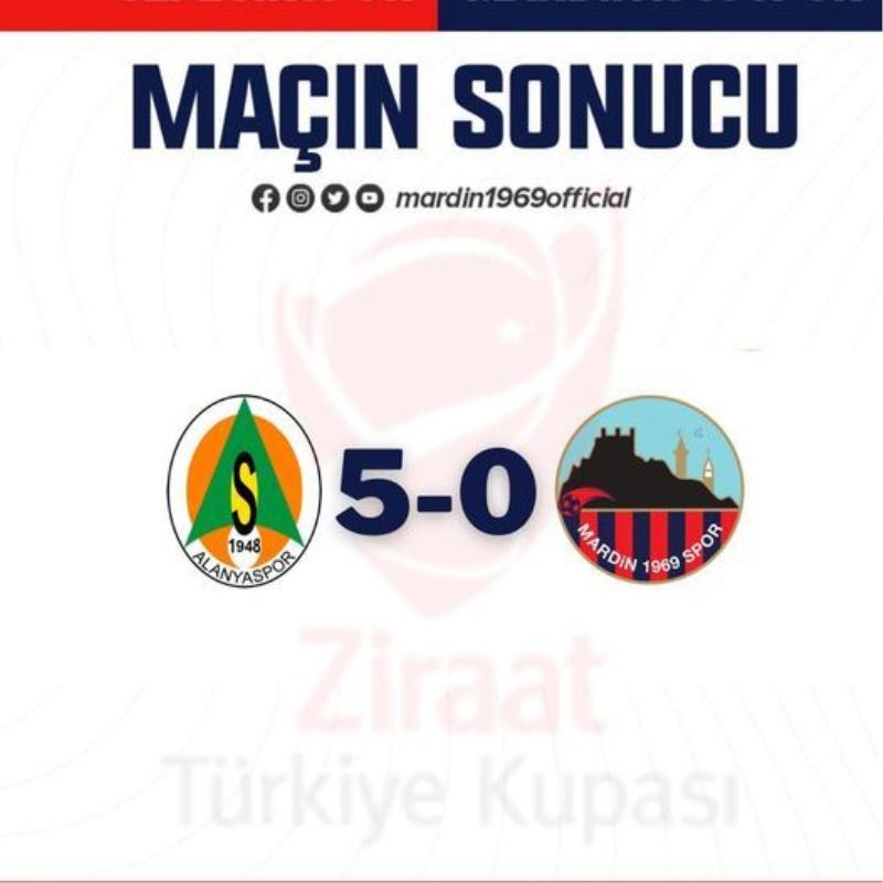 Mardin 1969 Spor kupaya veda etti