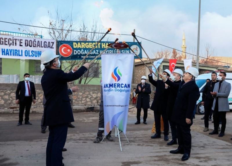 Dargeçit İlçesi Doğalgaza kavuştu