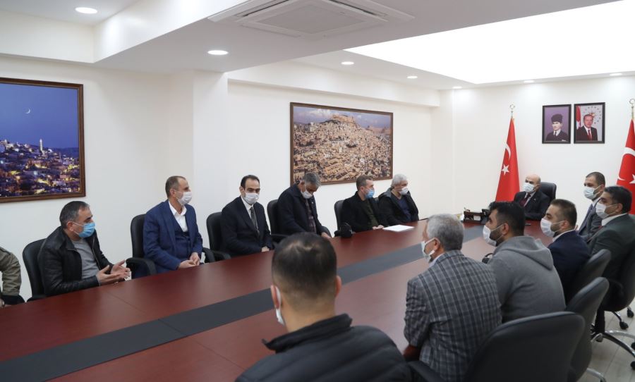 Vali Demirtaş, Nusaybin esnaf ile bir araya geldi