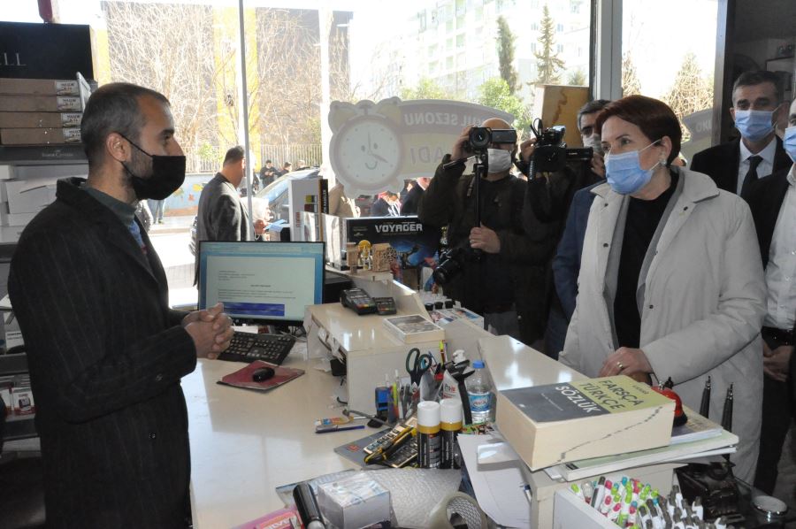 Akşener: “Urfa, Mardin’de çiftçinin gerçekten canı nasıl yanmış anlatamam