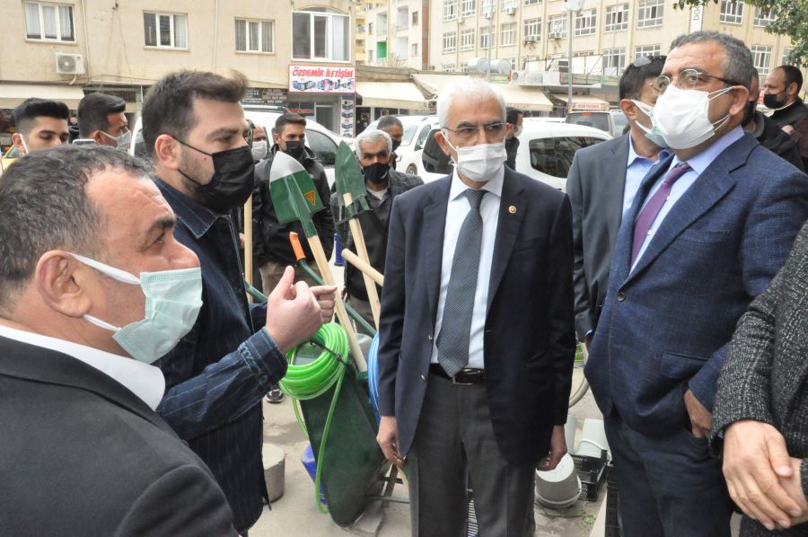 ‘CHP Esnaf Masası Heyeti’ Kızıltepe’de esnafla buluştu