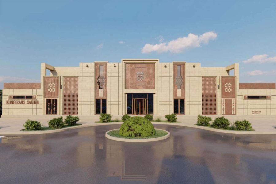 Midyat’ta bin 500 kişi kapasiteli Kültür ve Kongre Merkezinin temeli atıldı
