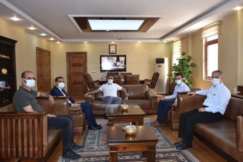 Kaymakam Aytemür’den Rektör Özcoşar’a ziyaret