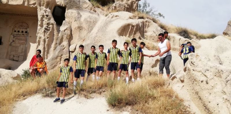 Derikli sporcular Kapadokya hem spor yaptı hem eğlendi