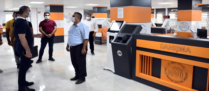 Nusaybin Nüfus Müdürlüğü yeni konseptiyle hizmette