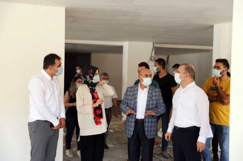 Gençlerin ilgi odağı MBB Gençlik Merkezi’nde genişletme çalışmaları başladı