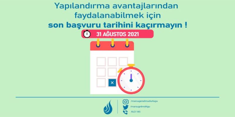 Su borcu yapılandırmasında son günler