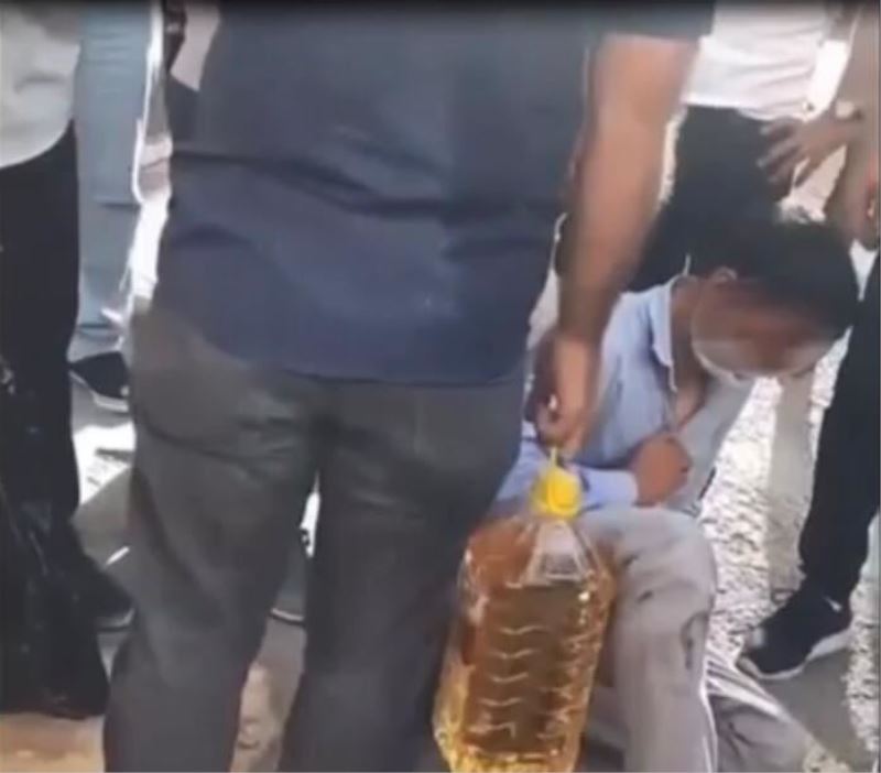 Ayçiçek yağı için  darp edildi iddiası