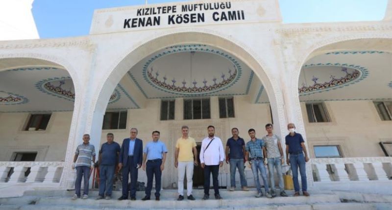 Kaymakam Çam yapımı süren camilerde incelemelerde bulundu