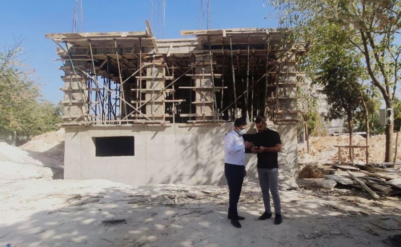 Dargeçit’te Kütüphane-Bilgi Evi İnşaatı Hızla İlerliyor