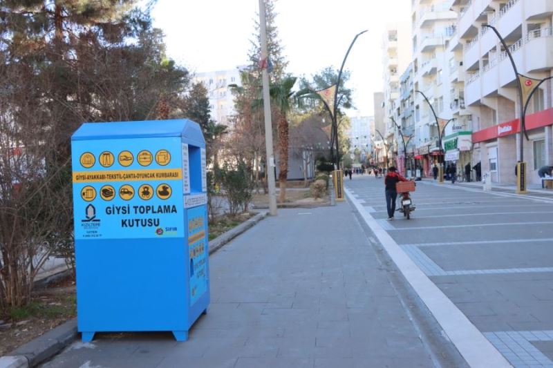 Giysi Toplama Kutusu ile Sıfır Atık Projesine Destek