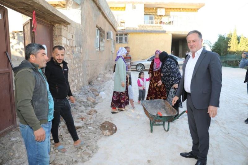 Artuklu Sulak Mahallesinde Parke Çalışmaları Başladı