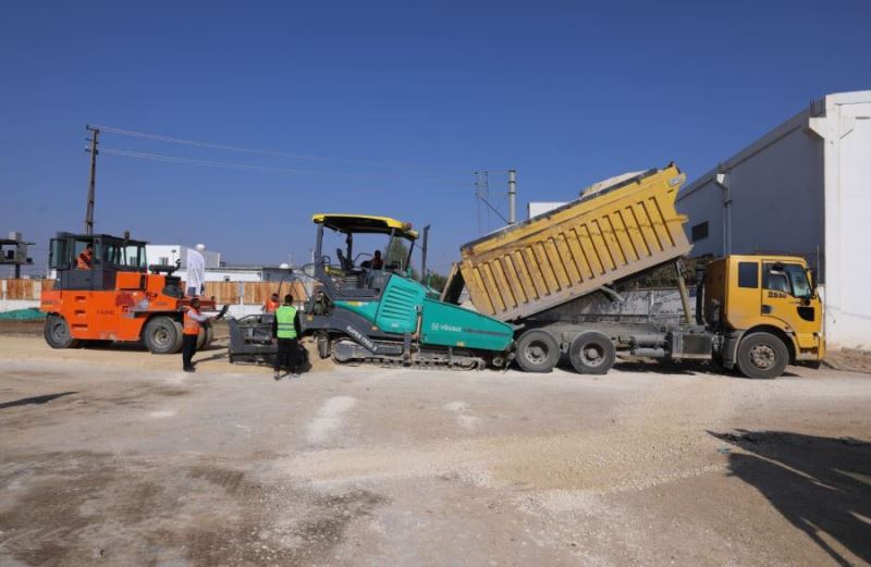 Kızıltepe Çevre Yolunda Asfalt Serimi Başladı
