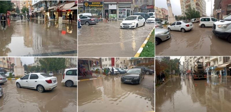 Şiddetli yağış yolları su altında bıraktı!