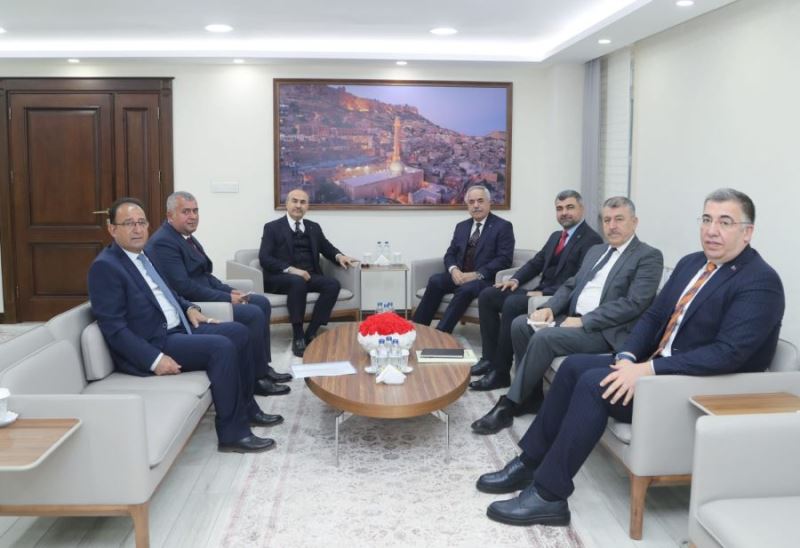 Tarım ve Orman Bakan Yardımcısı Mehmet Hadi Tunç Mardin Valiliğini Ziyaret Etti