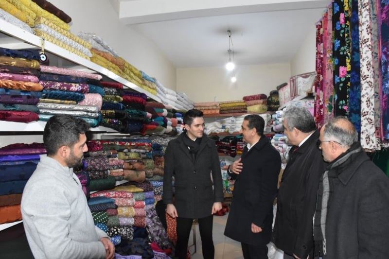 Kaymakam Çakır Esnafları ziyaret etti