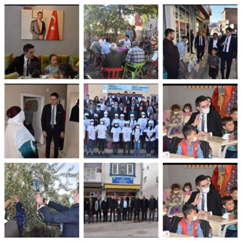 Halkla iç içe olan Kaymakam Çakır halkın sevgisini kazandı