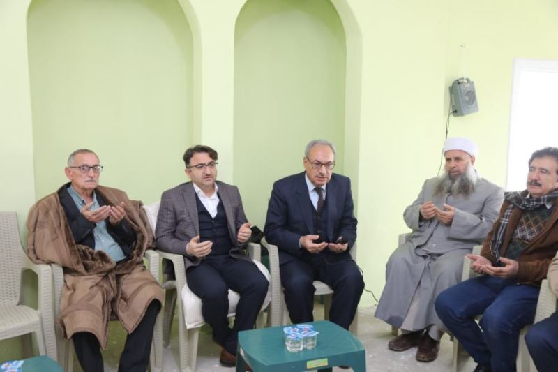 Hüseyin Çam Öğretmen Burhan Kılınç’ın Taziyesine Katıldı