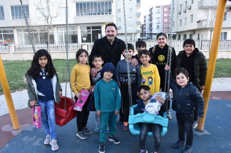 Kaymakam Kayabaşı, Nusaybin - Kocaeli Kardeşlik Parkında Çocuklarla Bir Araya Geldi