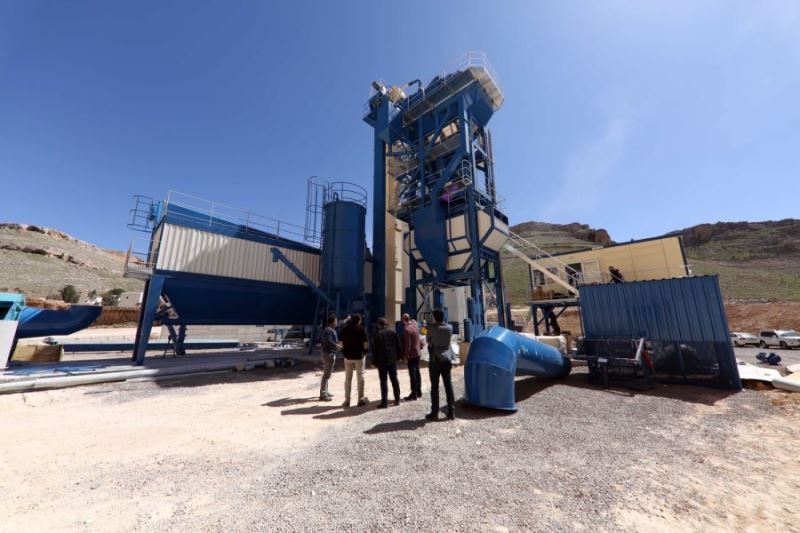 Mardin Büyükşehir Belediyesi kendi asfaltını kendisi üretecek