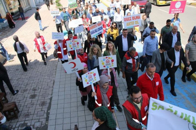 MAÜ sağlık için yürüdü