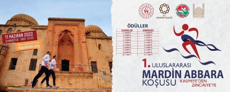 1. Uluslararası Mardin Abbara Koşusu Başlıyor