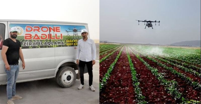 Zirai ilaçlamada drone yaygınlaşıyor