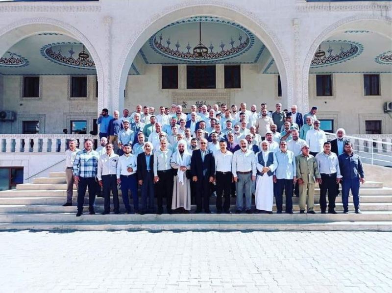 Kızıltepe İlçe Müftüsü Mahsum Taşçı Din Görevlileri ile vedalaştı