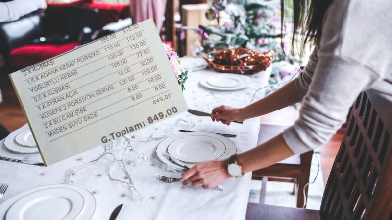 Mardin’de kesilen yemek fişindeki fiyat tepki topladı
