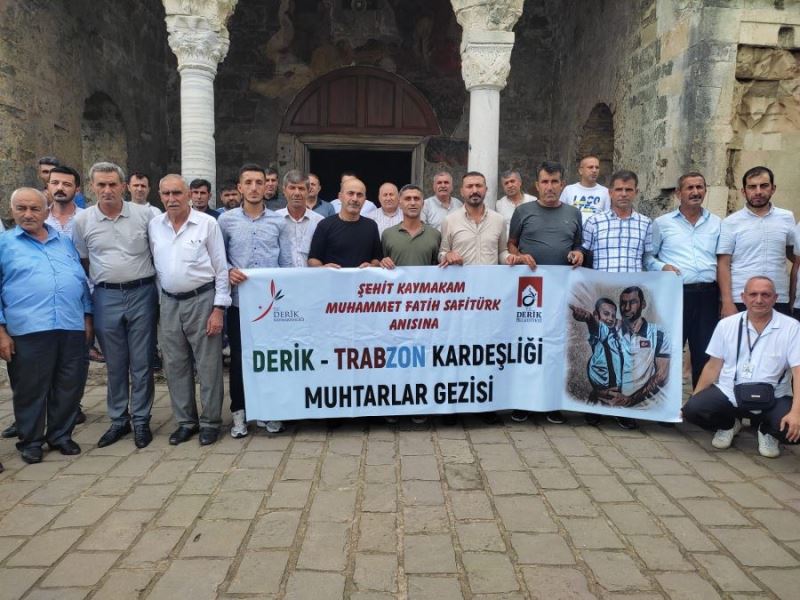 Derik Belediyesinden Şehit Kaymakam Safitürk Anısına Muhtarlara Gezi