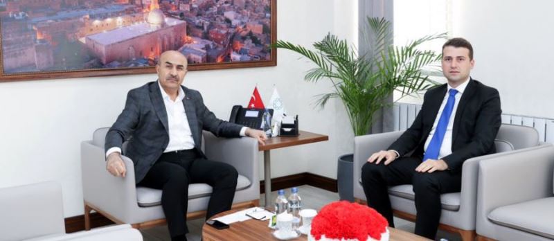 Vali Demirtaş Kaymakam Cıdıroğlu’nu kabul etti