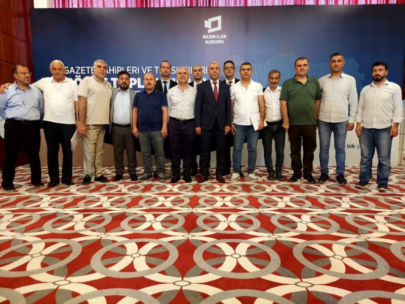 BİK Genel Müdür Yardımcısı Mesut Onat Mardin basınıyla bir araya geldi