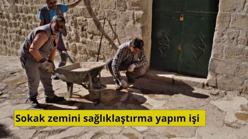 Sokak zemini sağlıklaştırma yapım işi yaptırılacaktır