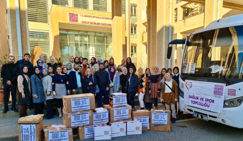 MAÜ Öğrencileri Mardin’e İYİLİK Taşıyor