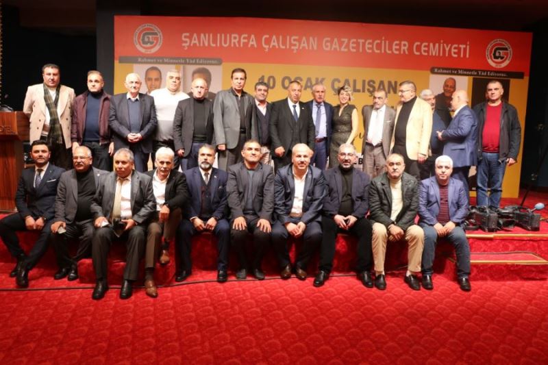 Güneydoğu Gazetecileri 10 Ocağı Şanlıurfa’da Kutladı
