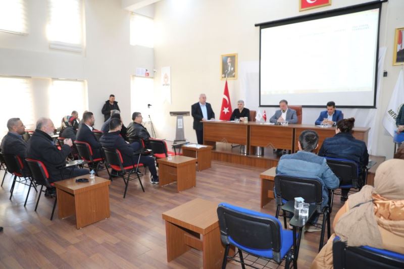 Artuklu Belediyesinde Sözleşme Mesaisi