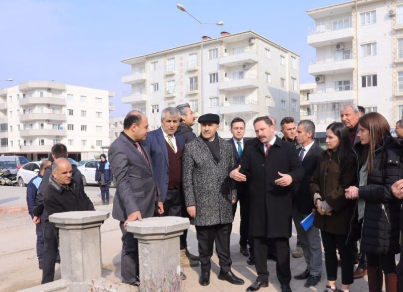 Vali Demirtaş, Nusaybin ilçesinde incelemelerde bulundu