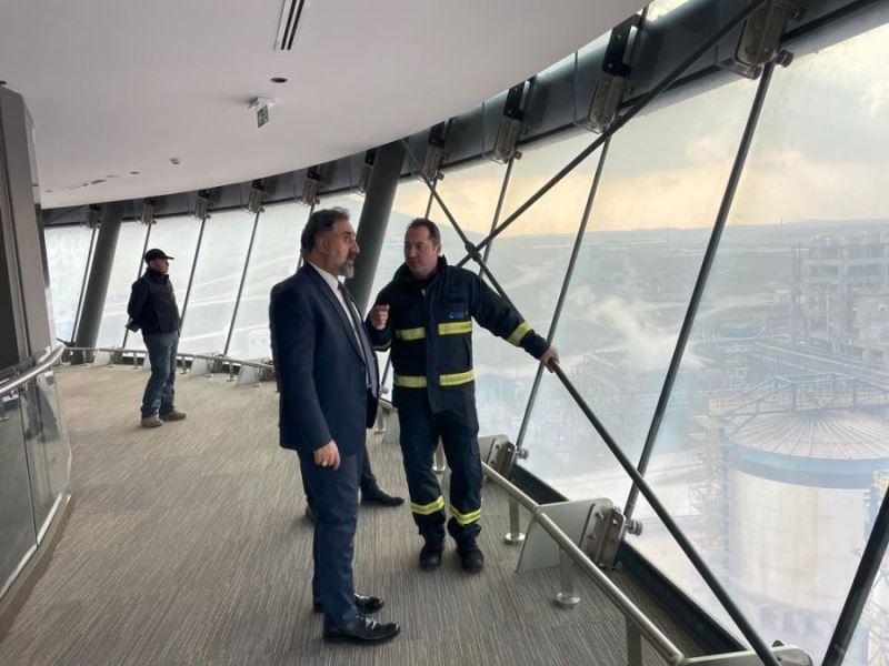 Mardin Artuklu Üniversitesi Rektörü Özcoşar, Eti Bakır Mazıdağı tesisi’ni ziyaret etti