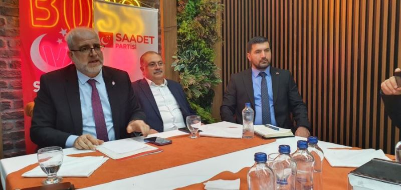 Saadet Partisi GİK üyesi Kızıltepe’de basın mensuplarıyla bir araya geldi