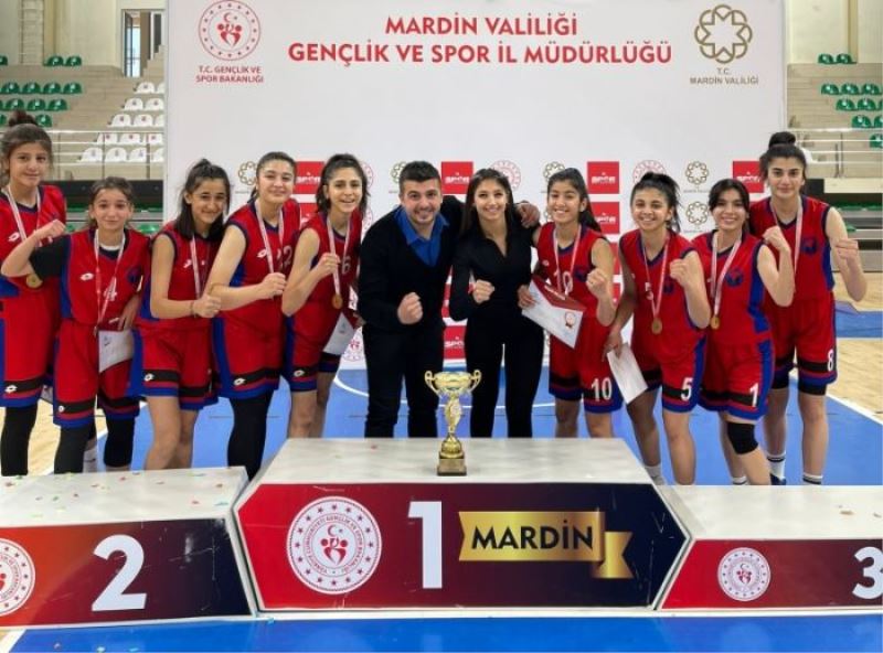 Gazi Anadolu Basketbolda 6 yıldır üst üste Mardin şampiyonu