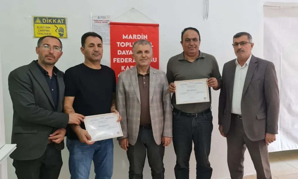 Gazetecilere Eğitim belgeleri verildi