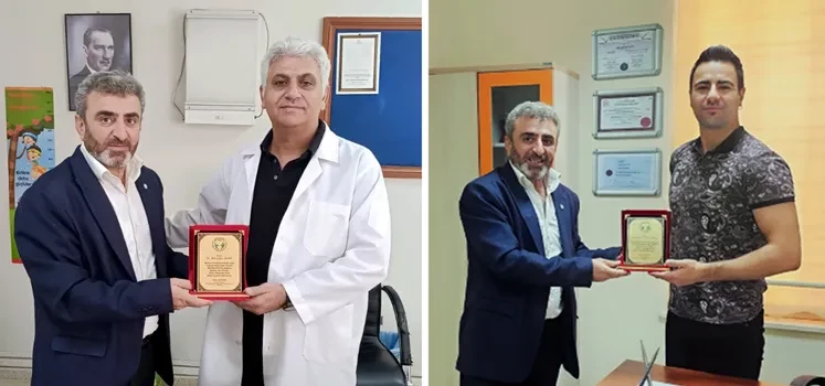 MAR-KAR’dan başarılı hekimlere plaket