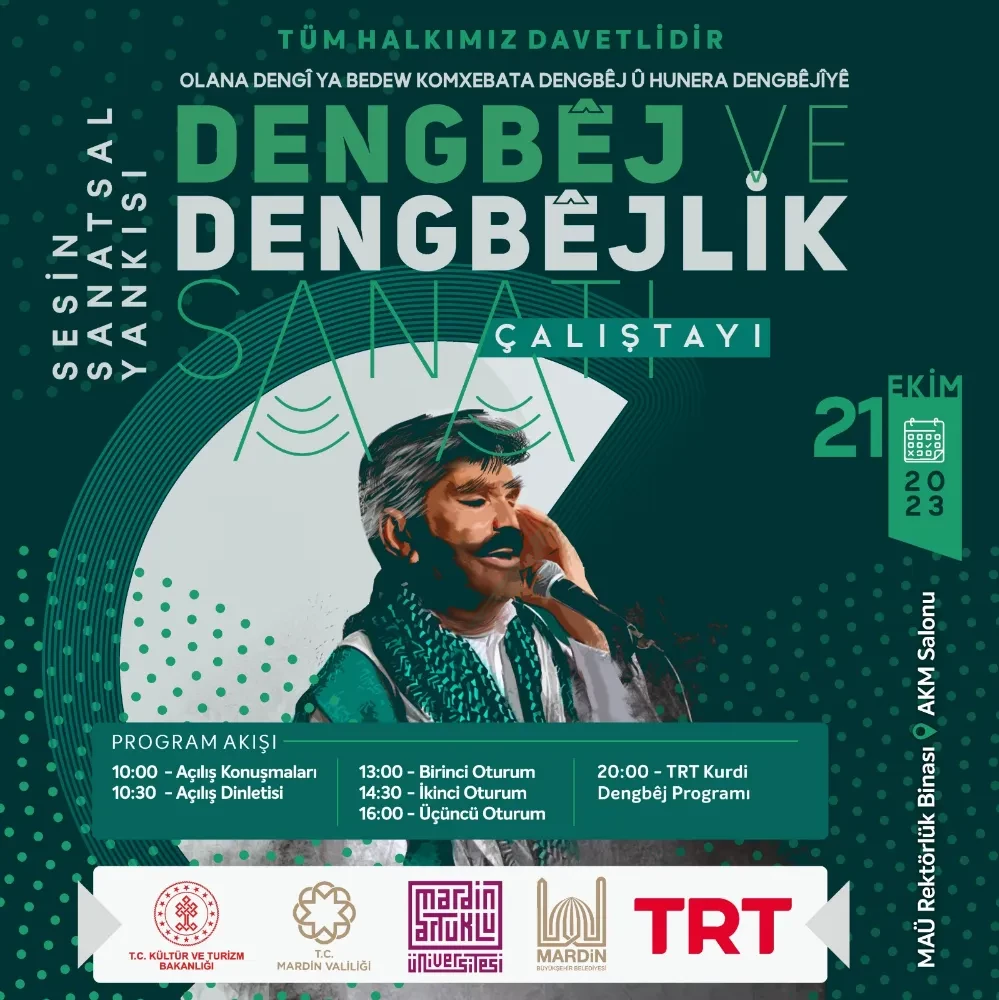 Mardin Artuklu Üniversitesi Dengbêjlik ve Dengbêjlik Sanatı Çalıştayı Düzenliyor