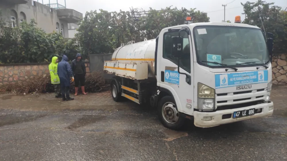 MARSU’dan Sağanak Yağış Mesaisi
