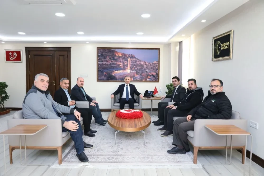 Mardin Valisi Akkoyun, Gazetecileri Ağırladı