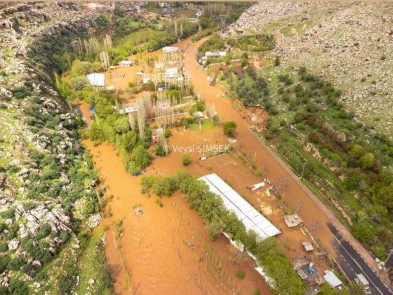 Nusaybin Beyazsu Mesire alanında su taşkını: Zarar çok büyük
